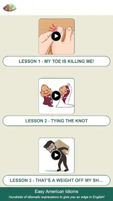 Easy American Idioms android App screenshot 7